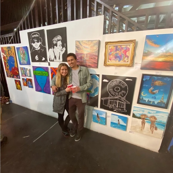 California Big Sur Oil Painting On Canvas 12 X 9 Inches Contemporary Van Gogh - Picture 11 of 14